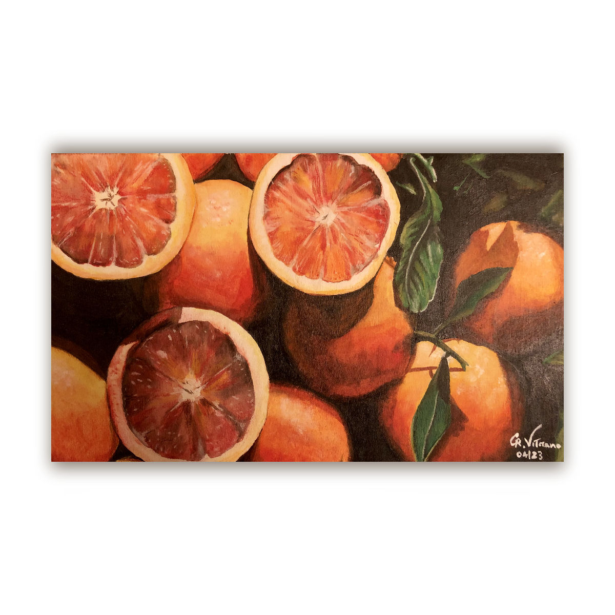 Oro Rosso - Quadro moderno Vitrano Cristian
