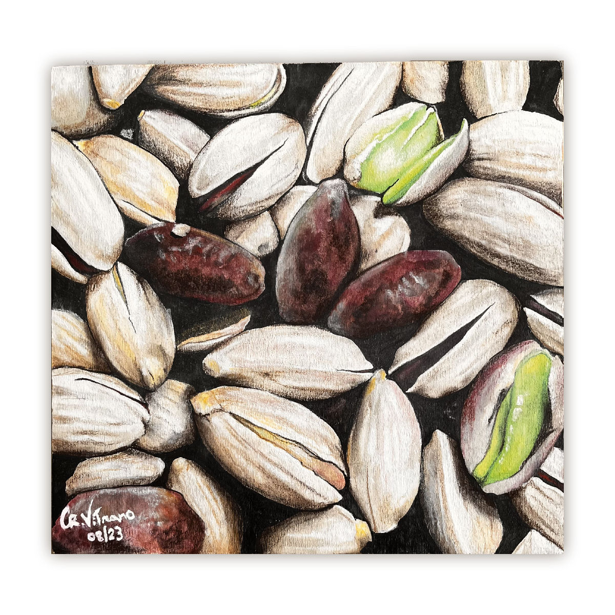 Oro Verde - Quadro moderno Vitrano Cristian