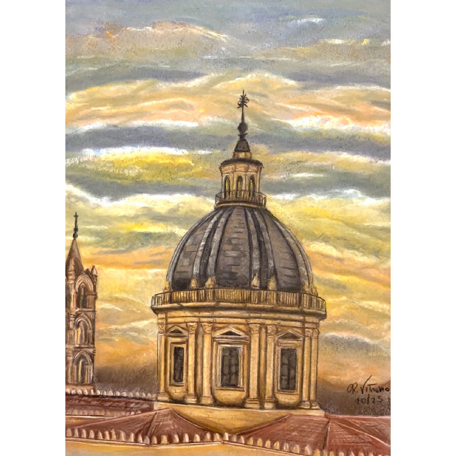 Cattedrale al cielo - Quadro moderno Vitrano Cristian