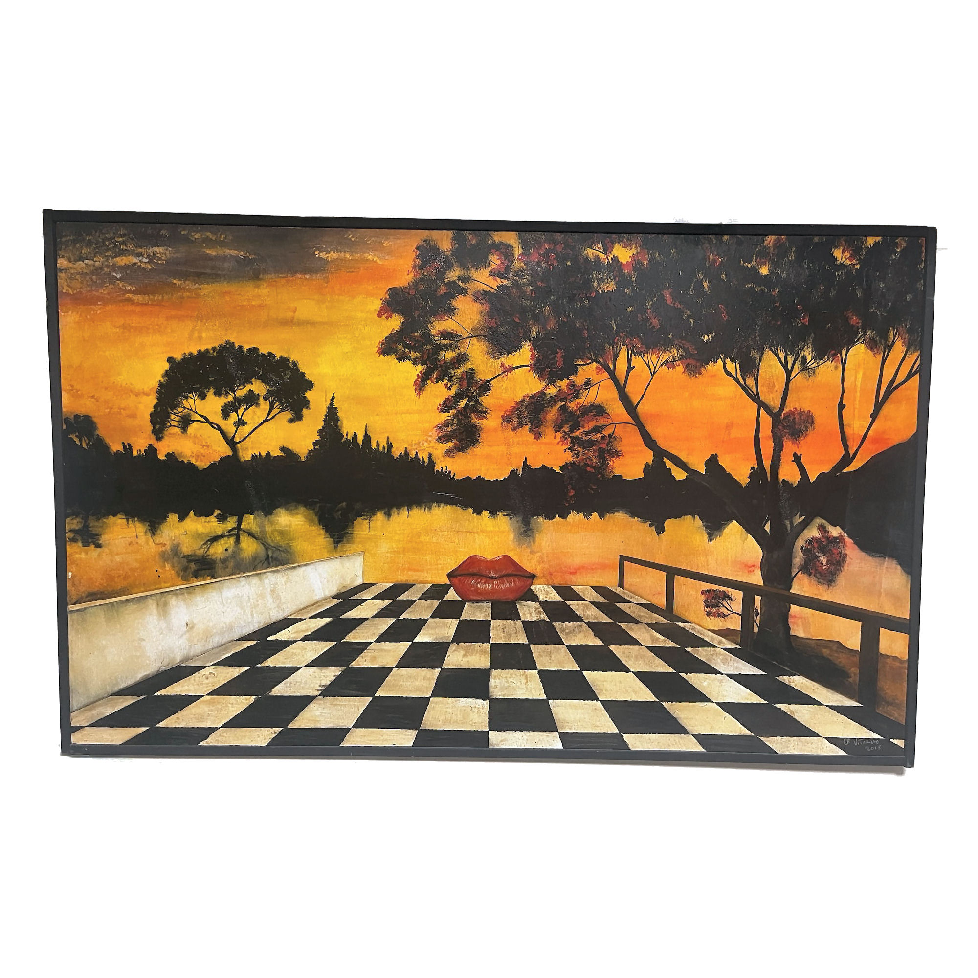 Stanza del silenzio - Quadro moderno Vitrano Cristian